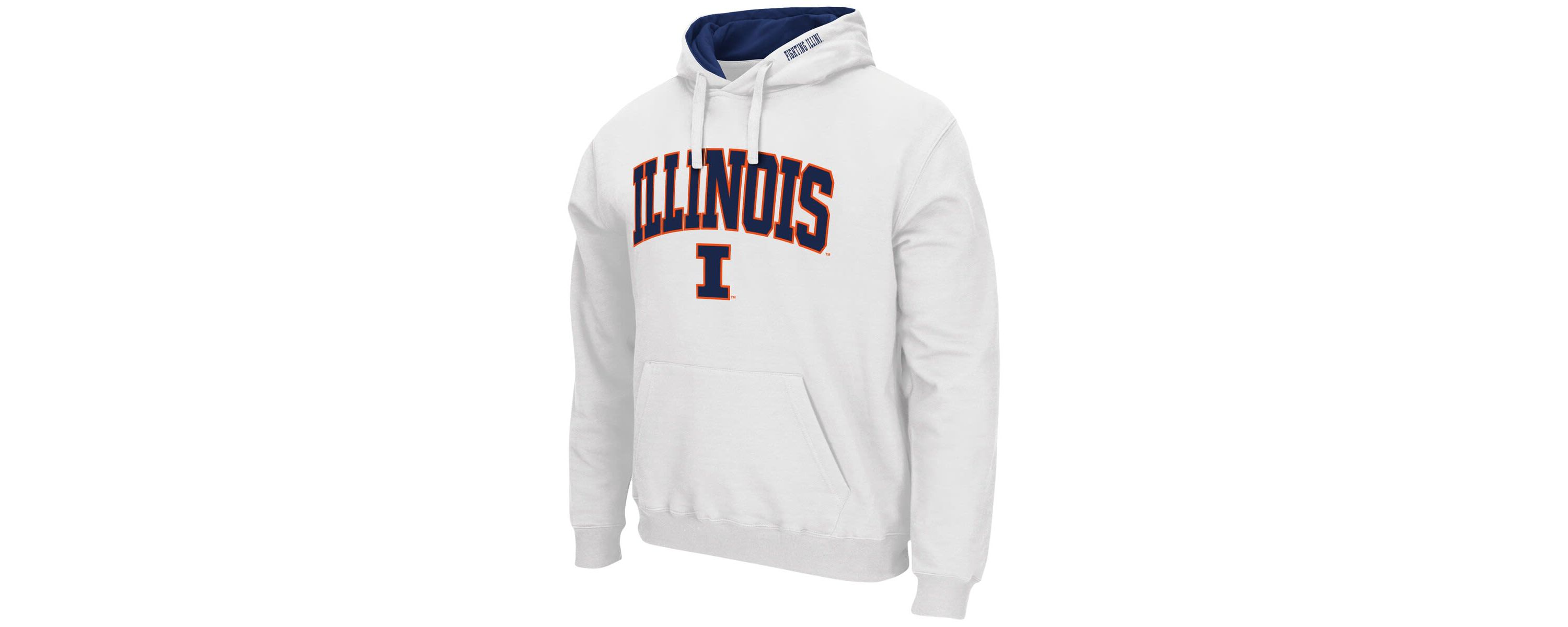 NCAA Illinois Fighting Illini Arch & Logo 3.0 Pullover Hoodie