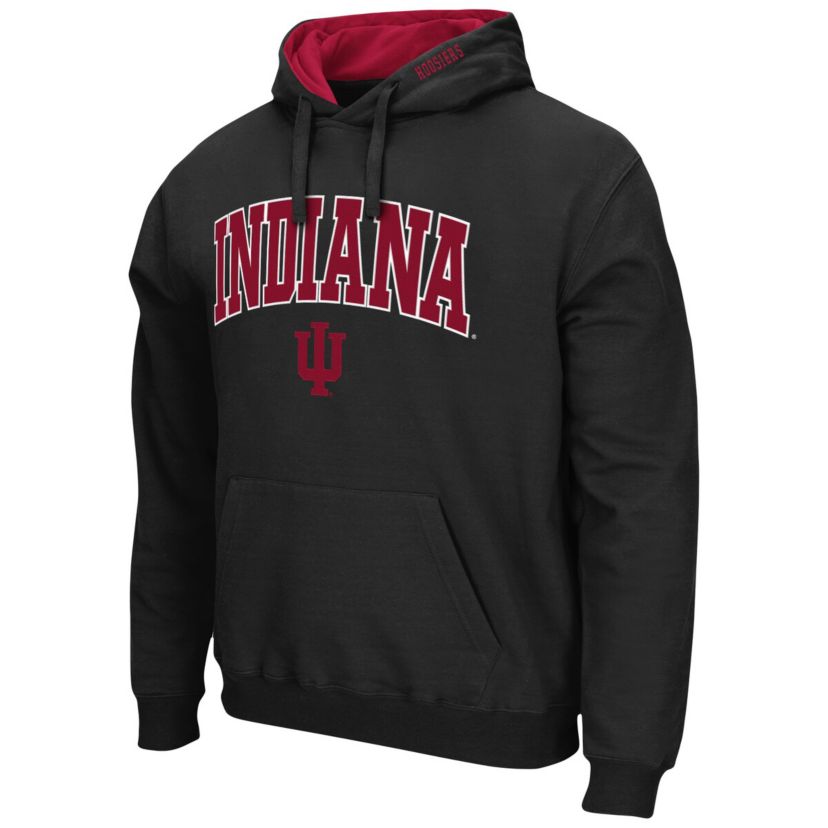 NCAA Indiana Hoosiers Arch & Logo 3.0 Pullover Hoodie
