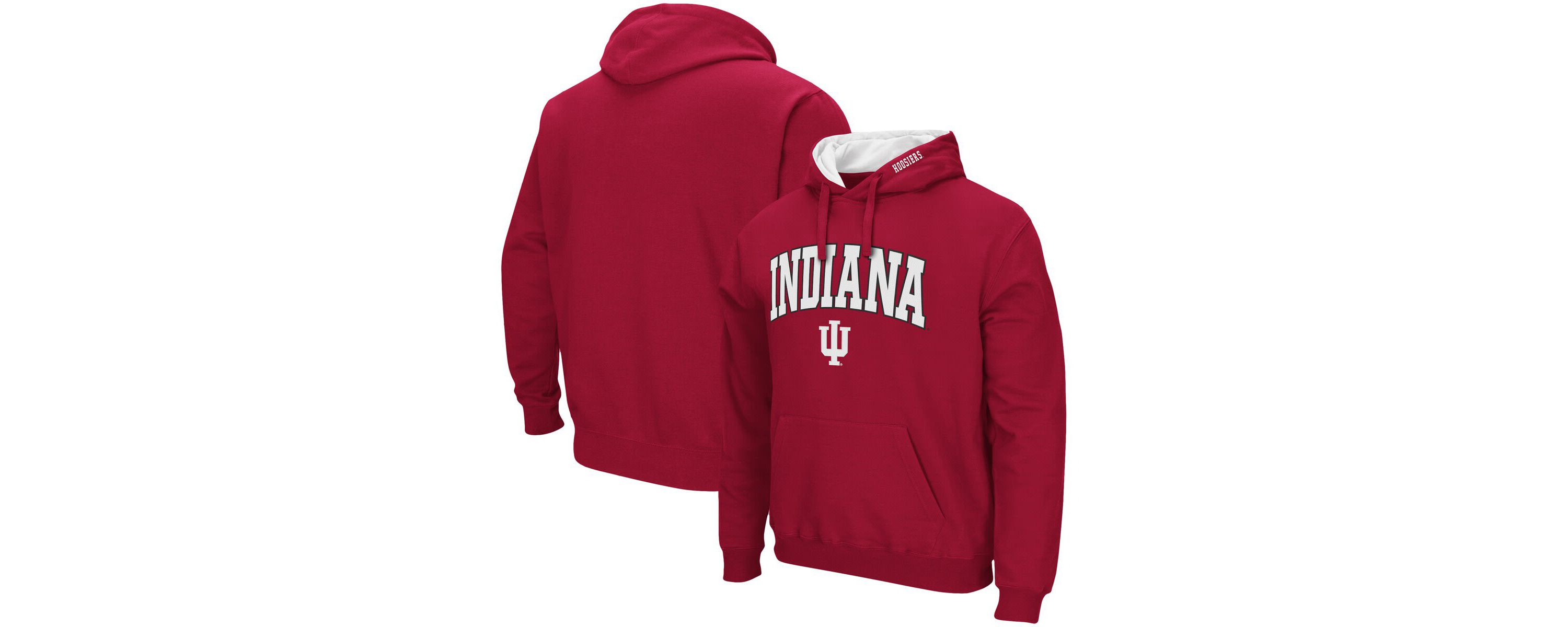 NCAA Indiana Hoosiers Arch & Logo 3.0 Pullover Hoodie