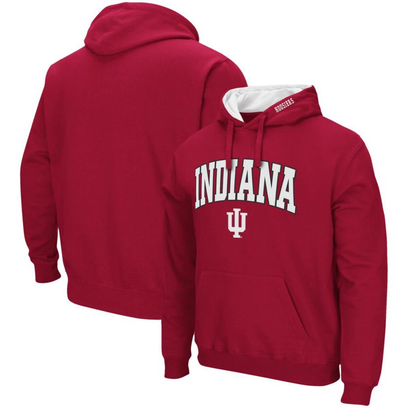 NCAA Indiana Hoosiers Arch & Logo 3.0 Pullover Hoodie