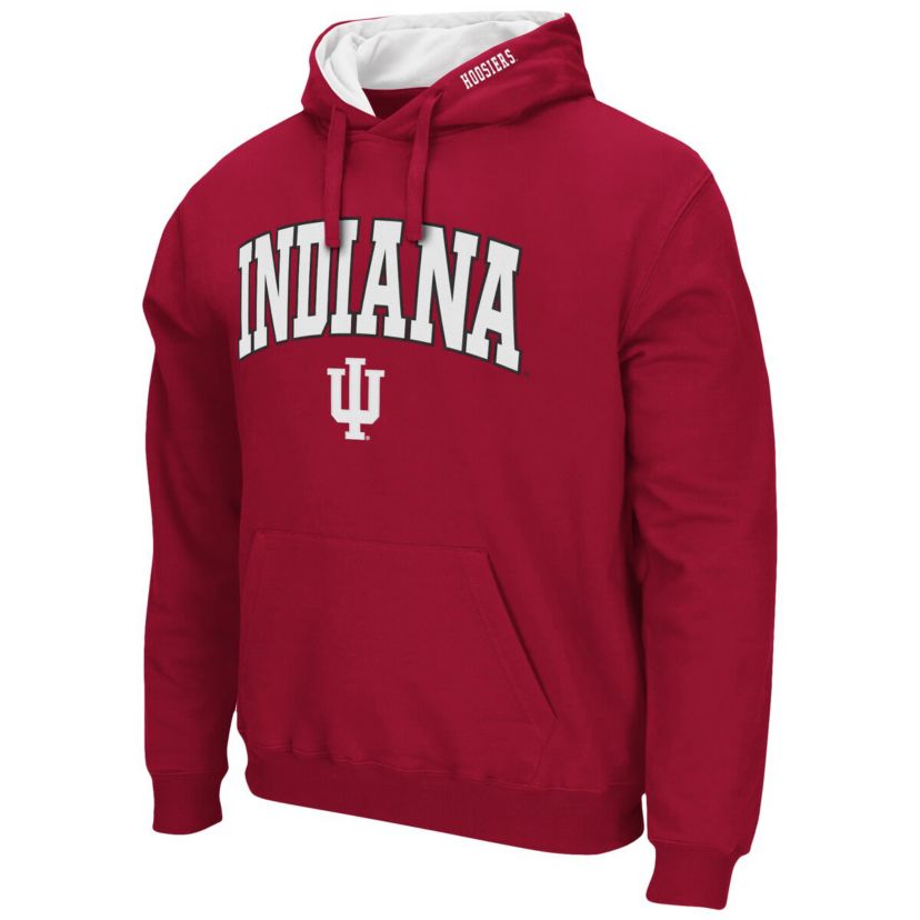 NCAA Indiana Hoosiers Arch & Logo 3.0 Pullover Hoodie