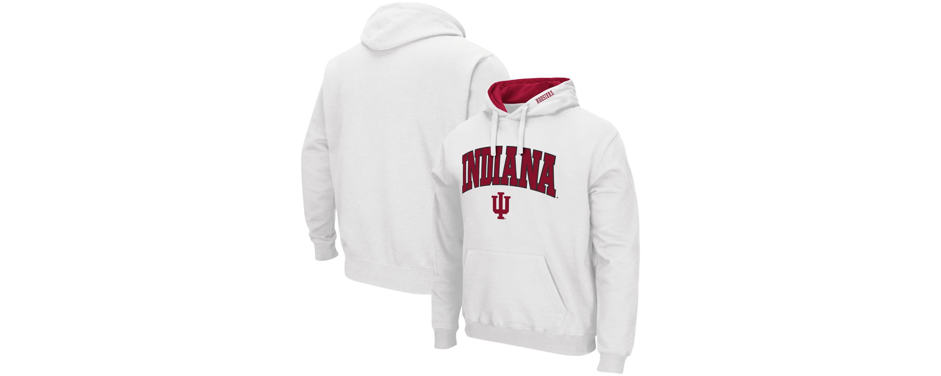 NCAA Indiana Hoosiers Arch & Logo 3.0 Pullover Hoodie