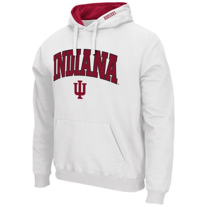 NCAA Indiana Hoosiers Arch & Logo 3.0 Pullover Hoodie
