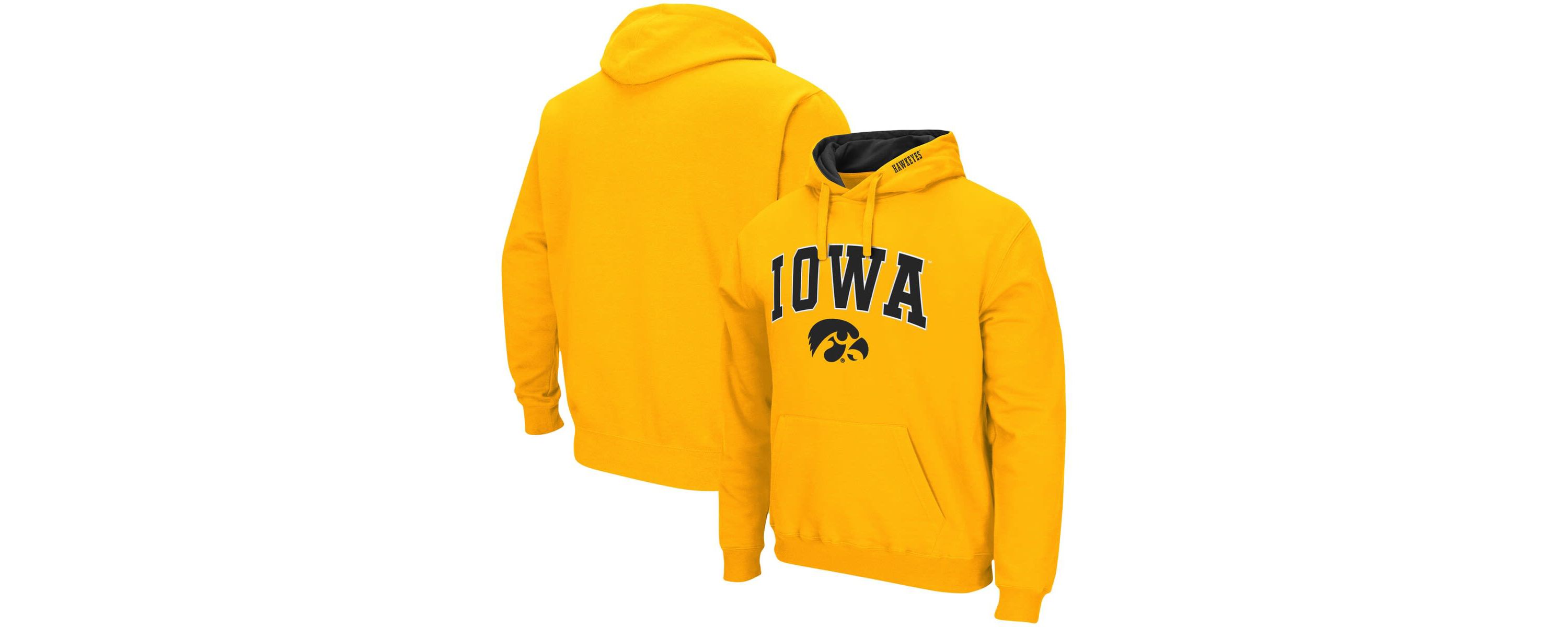 NCAA Iowa Hawkeyes Arch & Logo 3.0 Pullover Hoodie