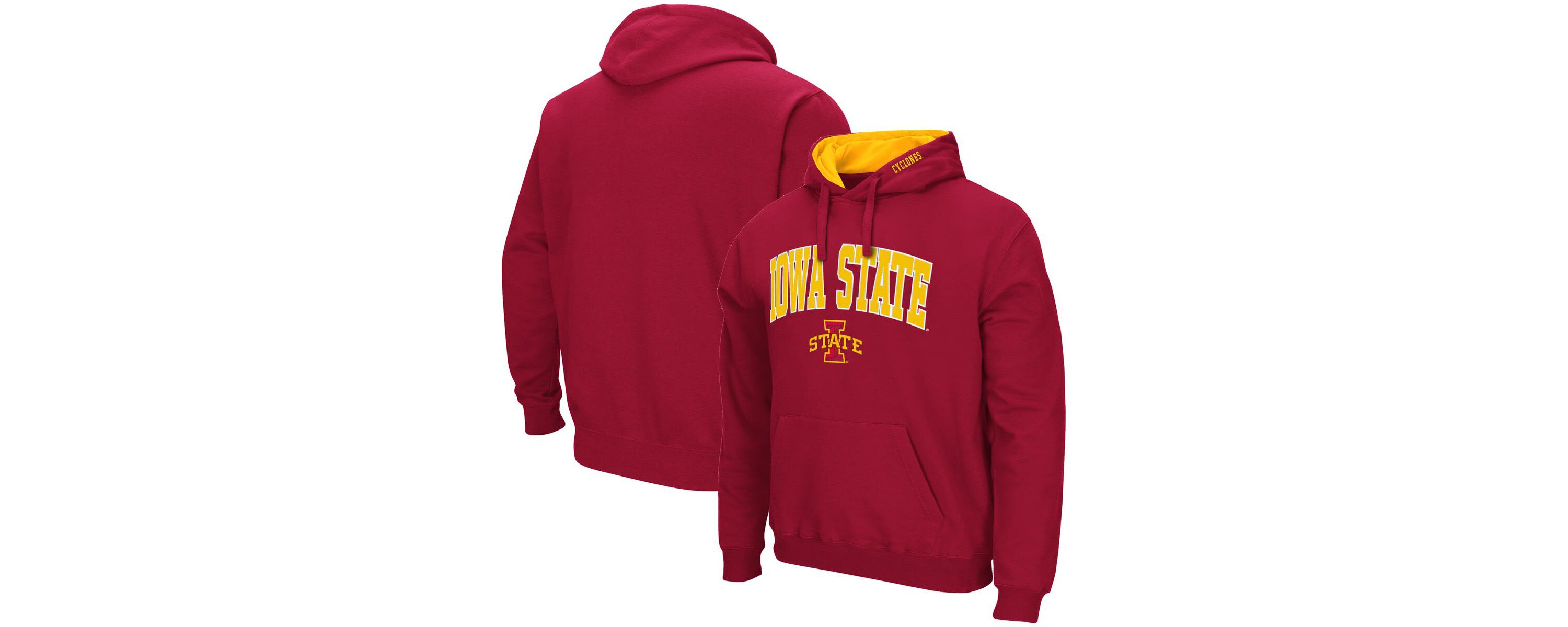 NCAA Iowa State Cyclones Arch & Logo 3.0 Pullover Hoodie