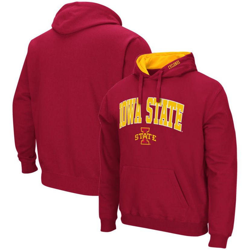 NCAA Iowa State Cyclones Arch & Logo 3.0 Pullover Hoodie