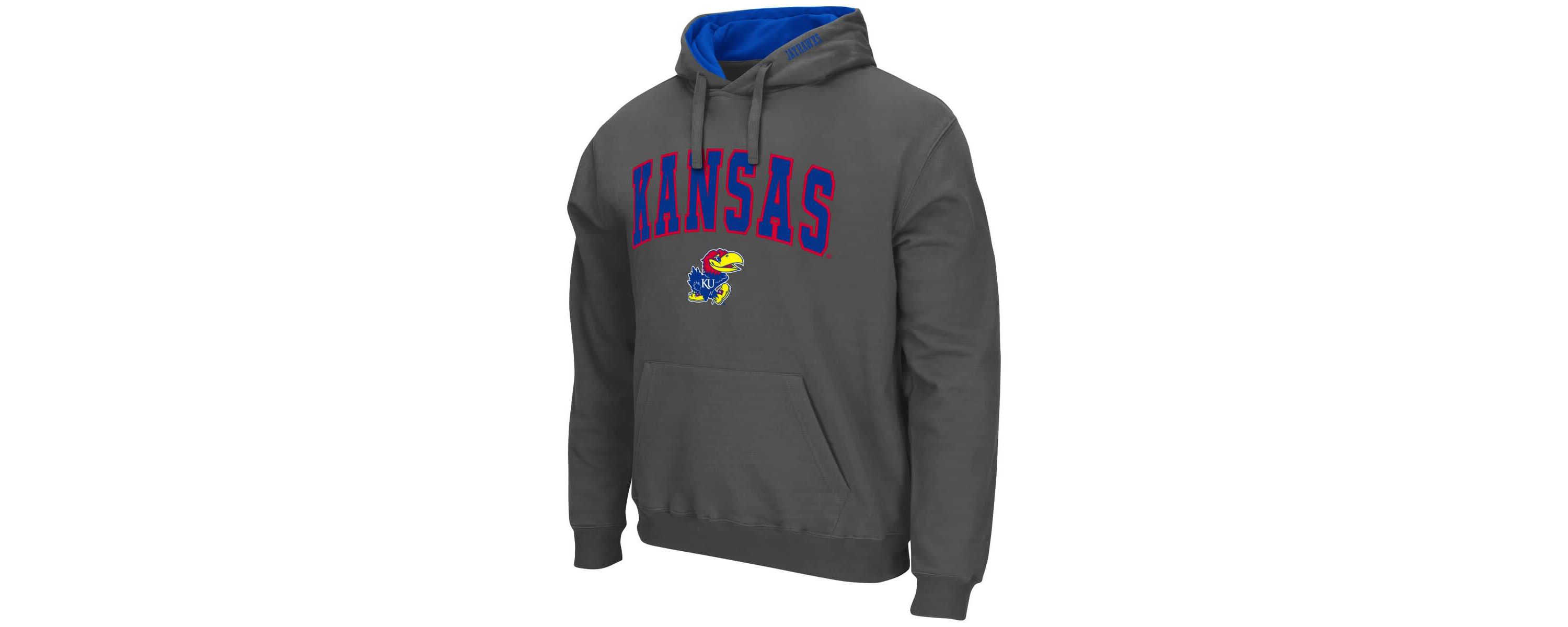 NCAA Kansas Jayhawks Arch & Logo 3.0 Pullover Hoodie