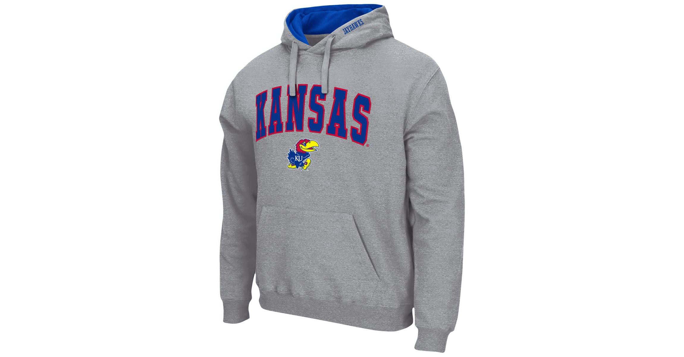 NCAA Kansas Jayhawks Arch & Logo 3.0 Pullover Hoodie