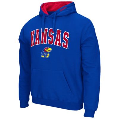 NCAA Kansas Jayhawks Arch & Logo 3.0 Pullover Hoodie