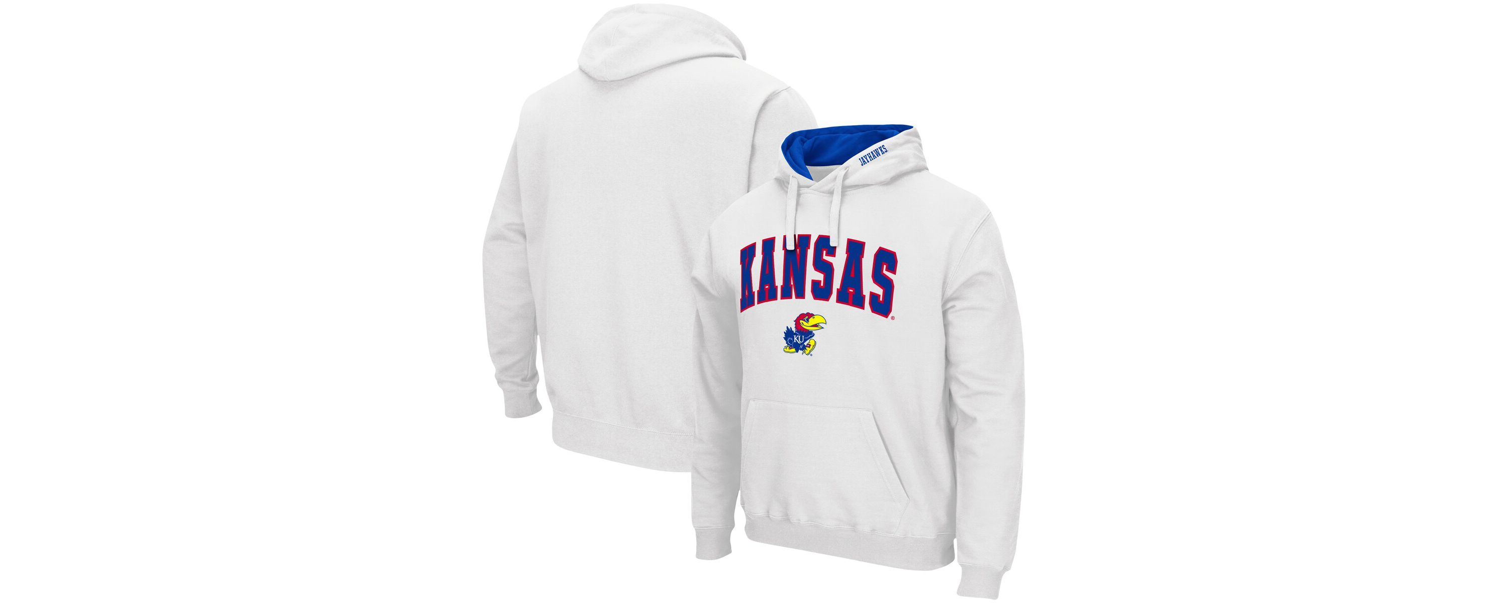 NCAA Kansas Jayhawks Arch & Logo 3.0 Pullover Hoodie
