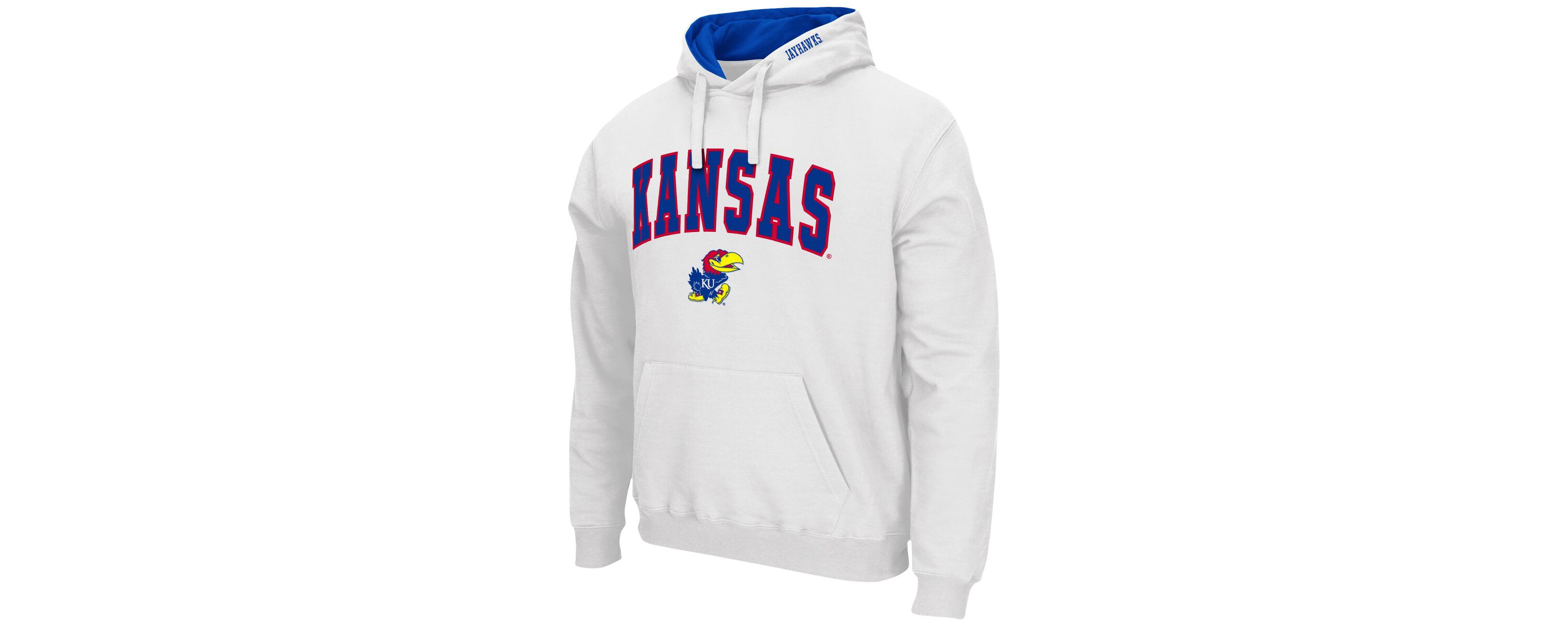 NCAA Kansas Jayhawks Arch & Logo 3.0 Pullover Hoodie