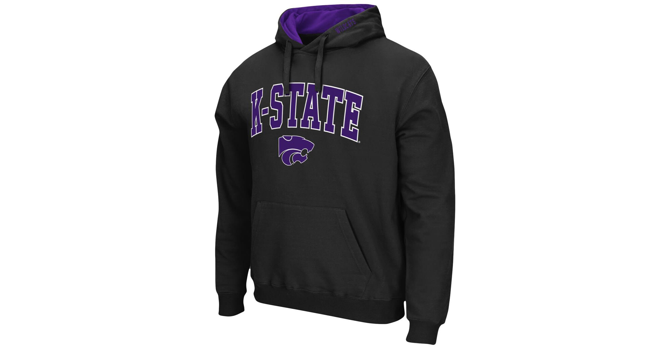 NCAA Kansas State Wildcats Arch & Logo 3.0 Pullover Hoodie