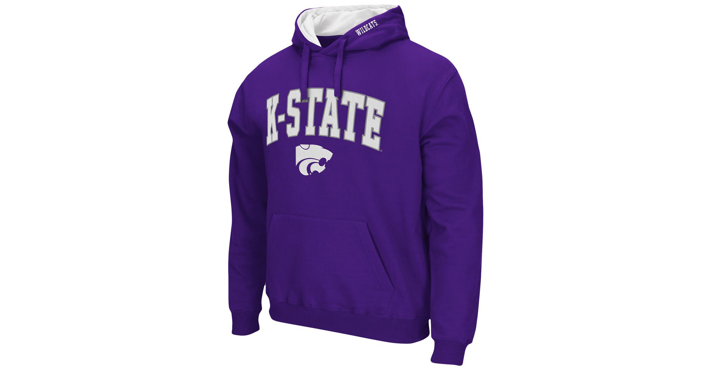 NCAA Kansas State Wildcats Arch & Logo 3.0 Pullover Hoodie