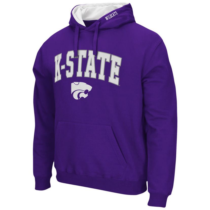NCAA Kansas State Wildcats Arch & Logo 3.0 Pullover Hoodie