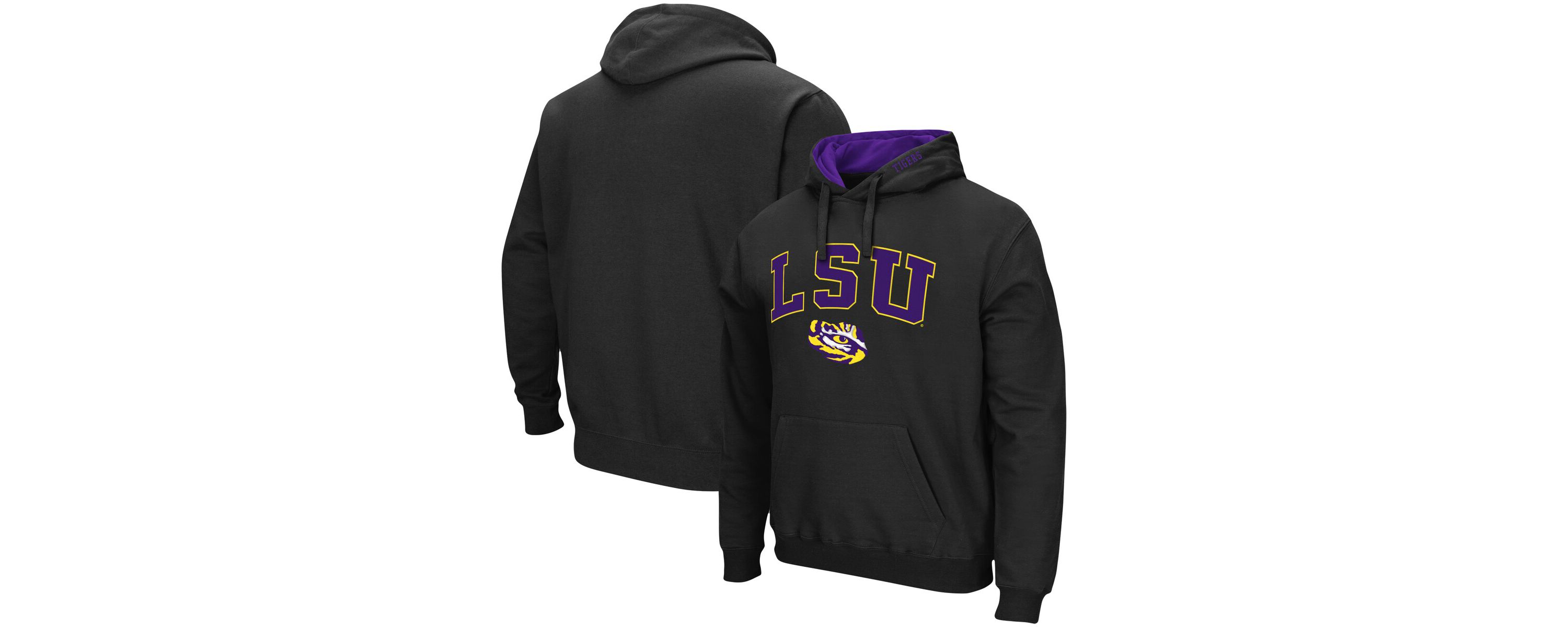 NCAA LSU Tigers Arch & Logo 3.0 Pullover Hoodie