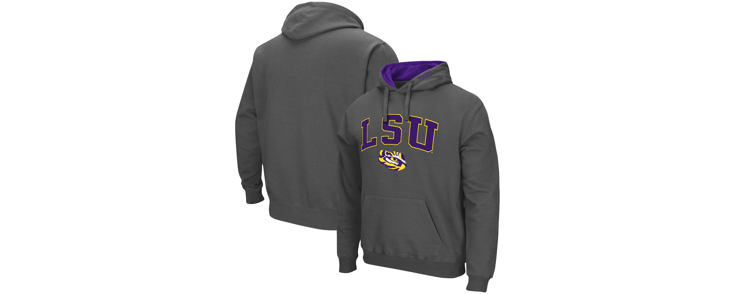 NCAA LSU Tigers Arch & Logo 3.0 Pullover Hoodie