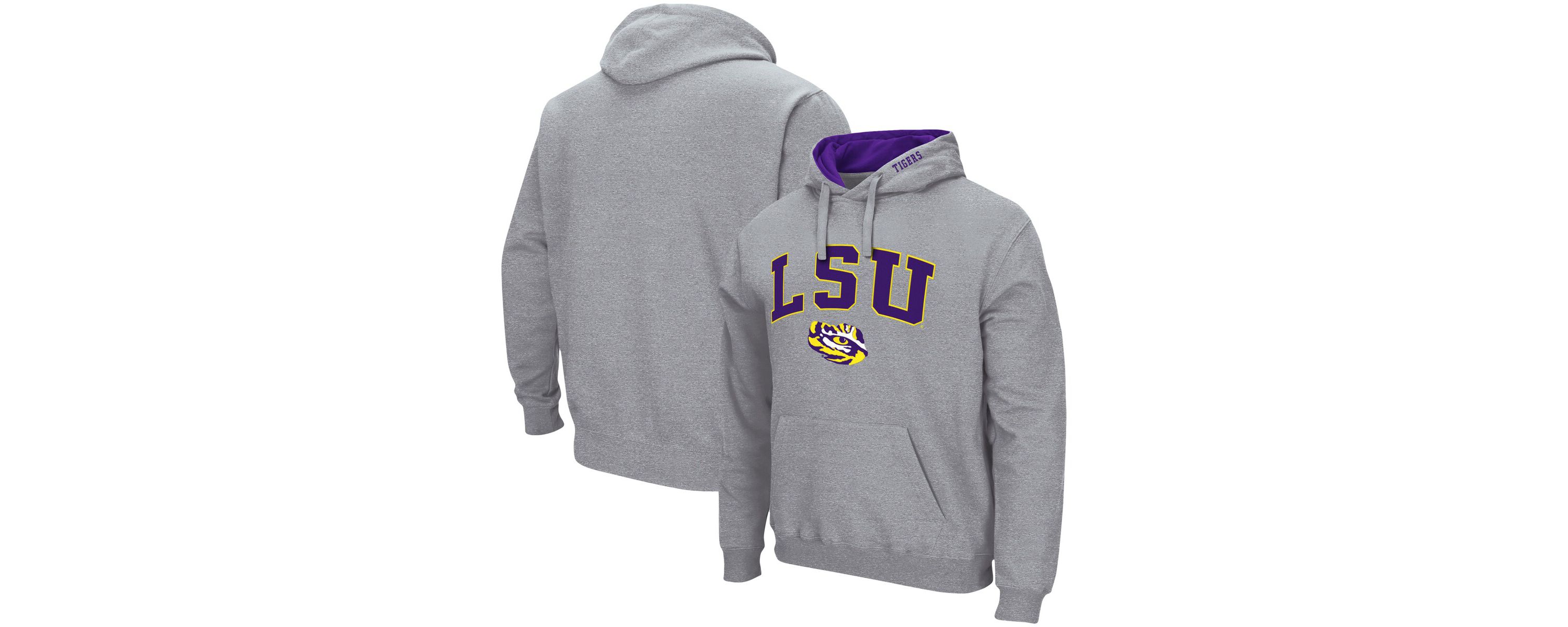 NCAA LSU Tigers Arch & Logo 3.0 Pullover Hoodie