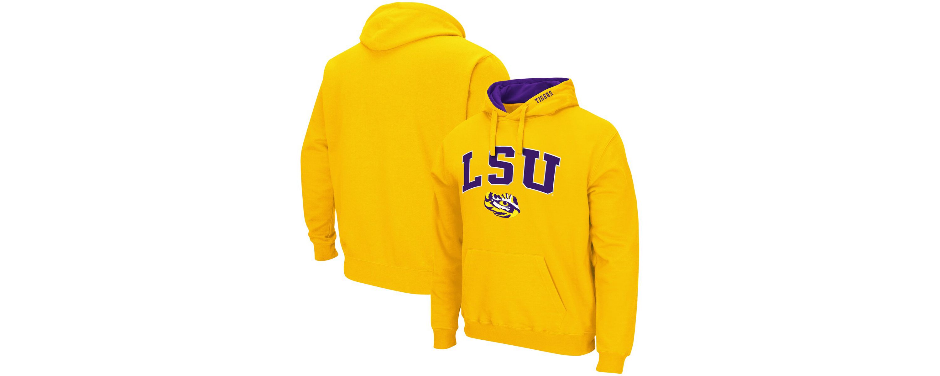 NCAA LSU Tigers Arch & Logo 3.0 Pullover Hoodie