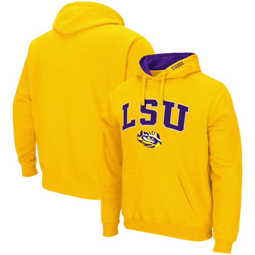 NCAA LSU Tigers Arch & Logo 3.0 Pullover Hoodie