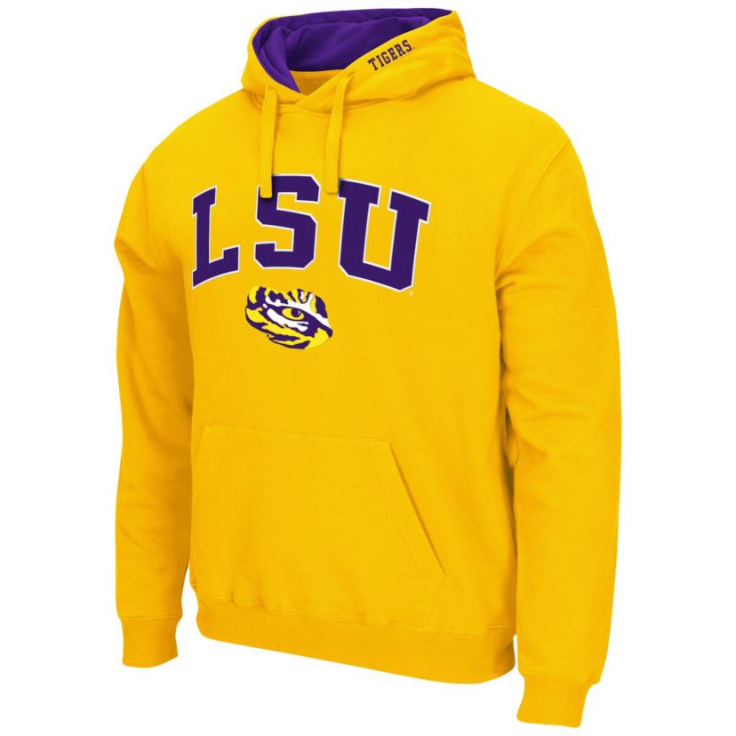 NCAA LSU Tigers Arch & Logo 3.0 Pullover Hoodie