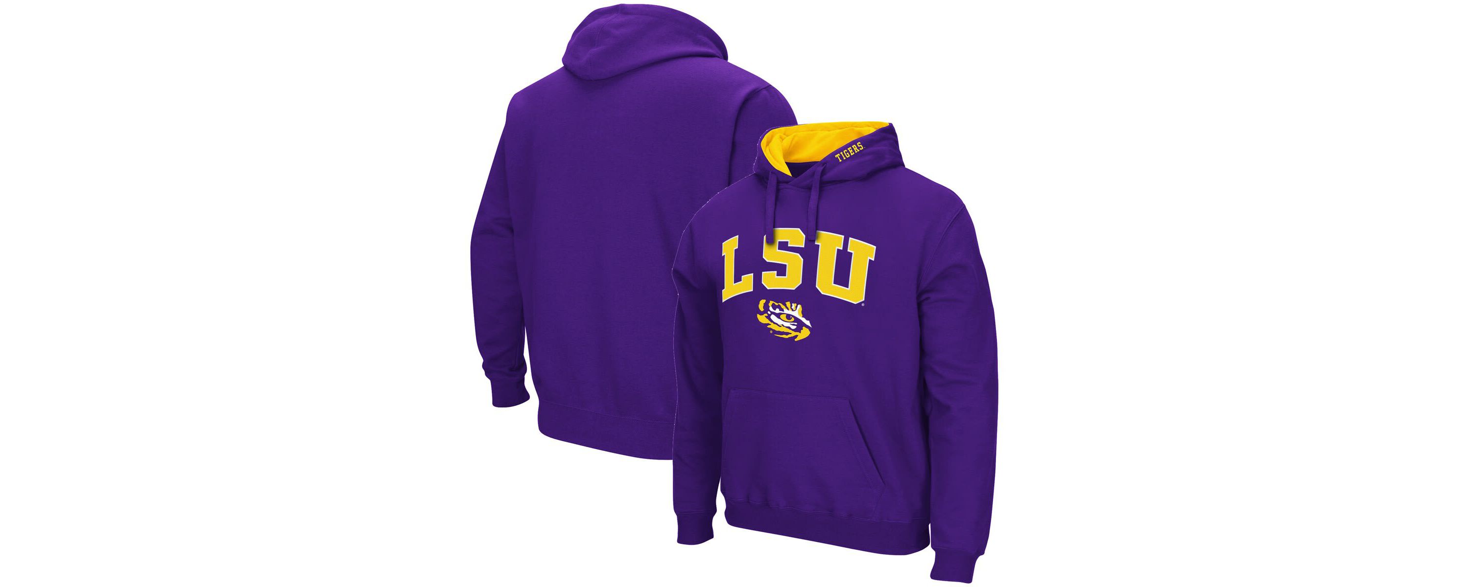 NCAA LSU Tigers Arch & Logo 3.0 Pullover Hoodie