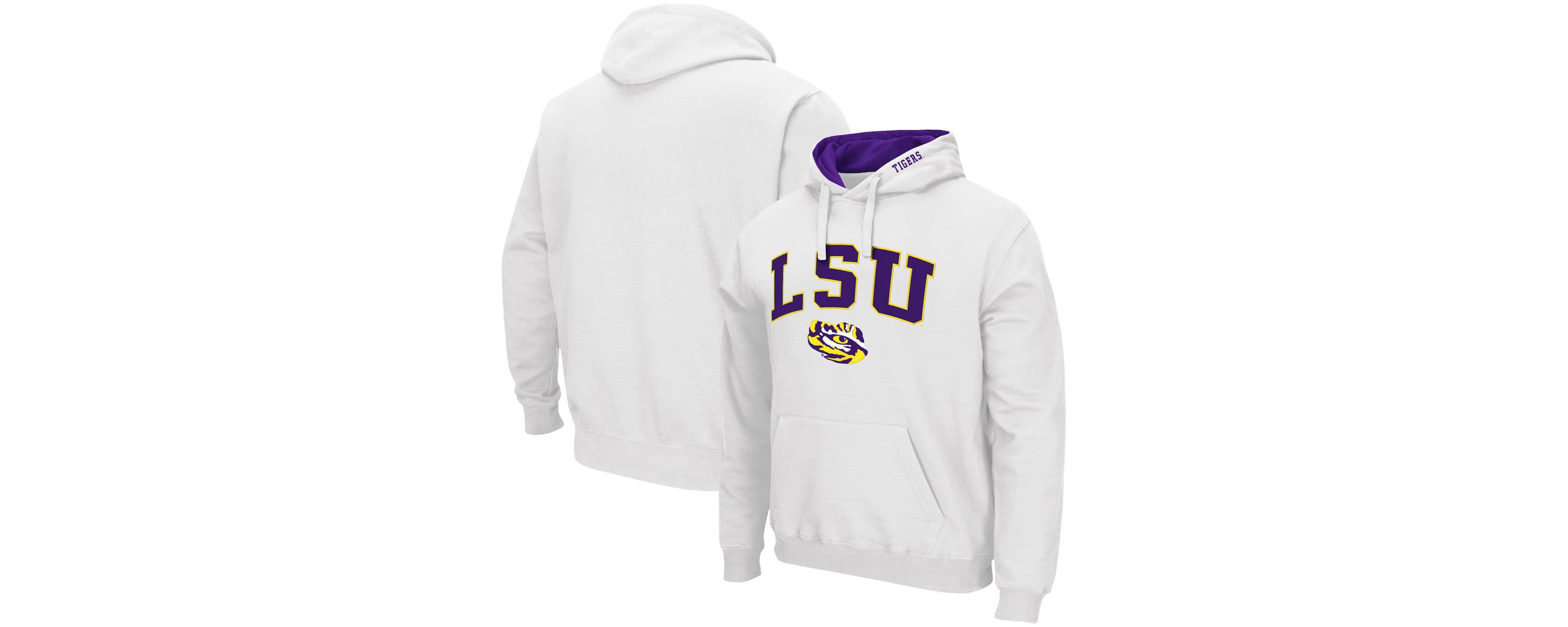 NCAA LSU Tigers Arch & Logo 3.0 Pullover Hoodie