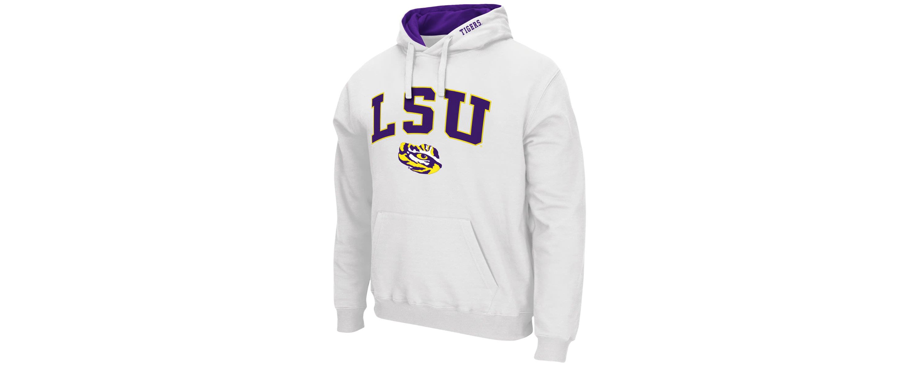 NCAA LSU Tigers Arch & Logo 3.0 Pullover Hoodie
