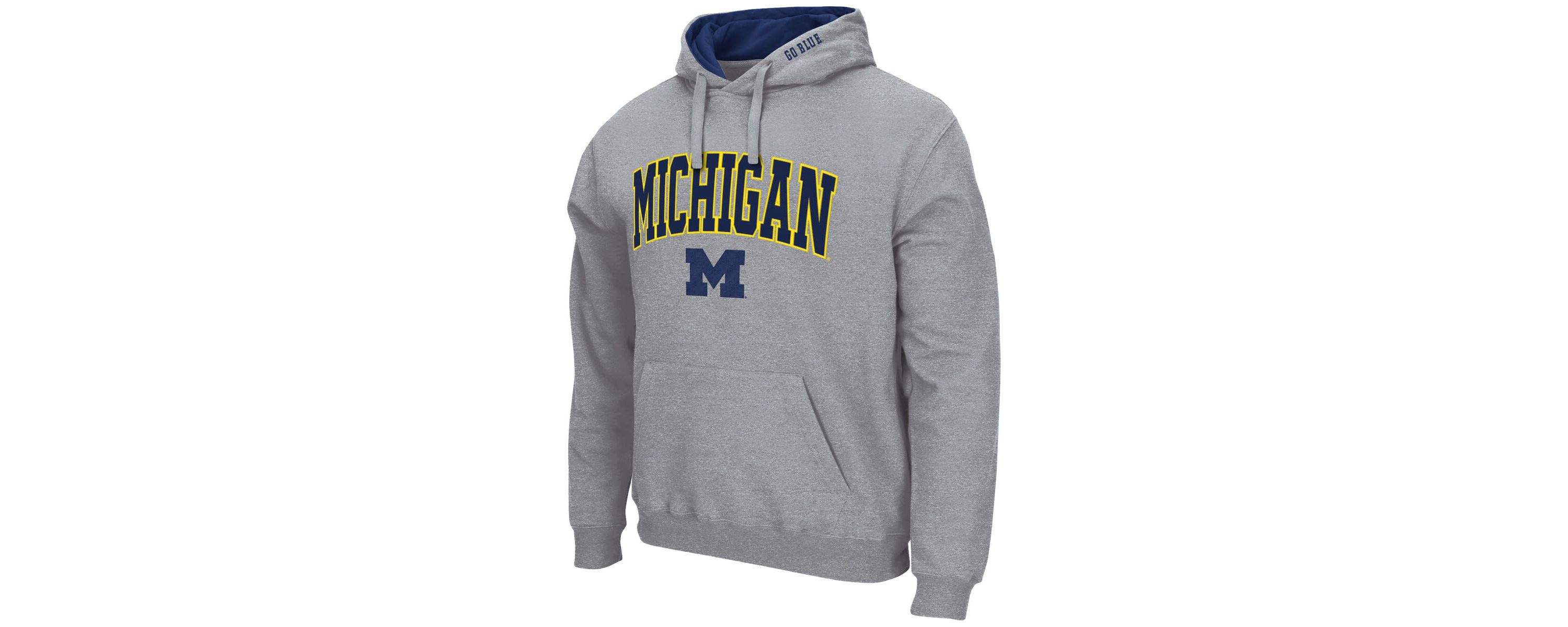 NCAA Michigan Wolverines Arch & Logo 3.0 Pullover Hoodie