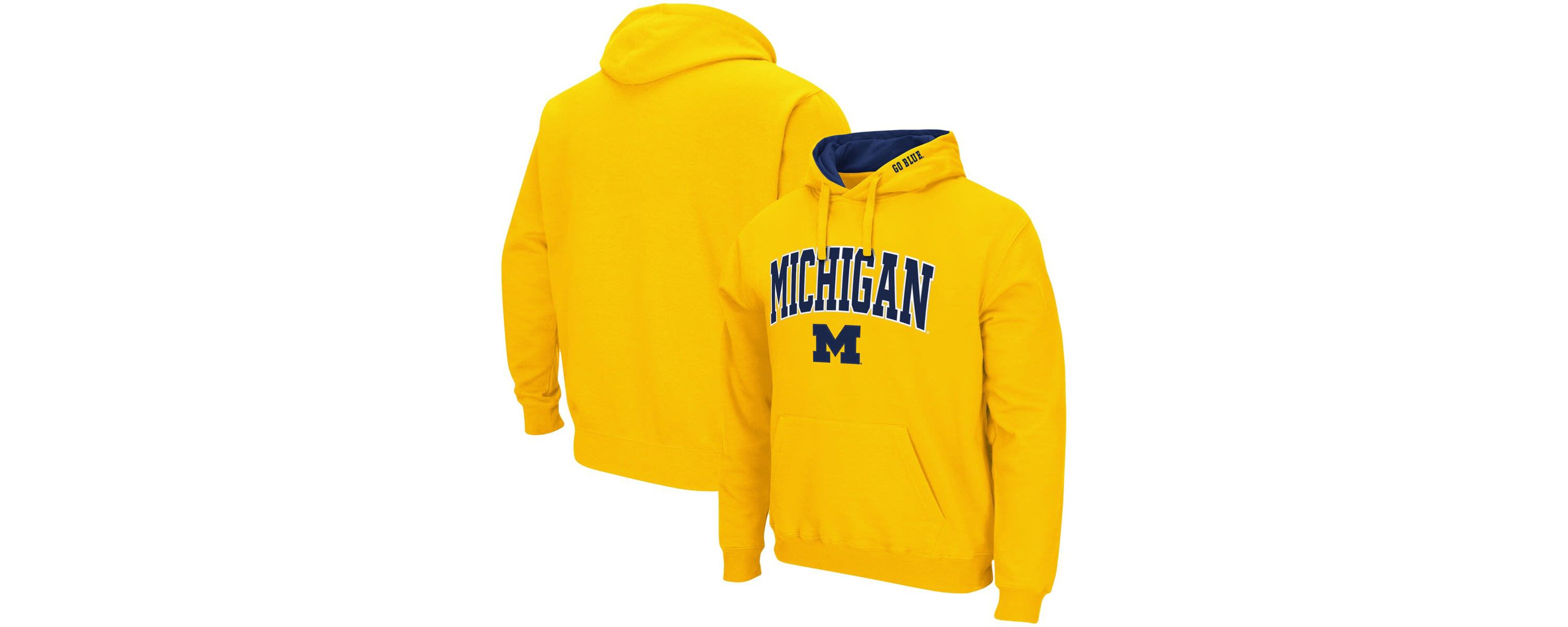 NCAA Michigan Wolverines Arch & Logo 3.0 Pullover Hoodie