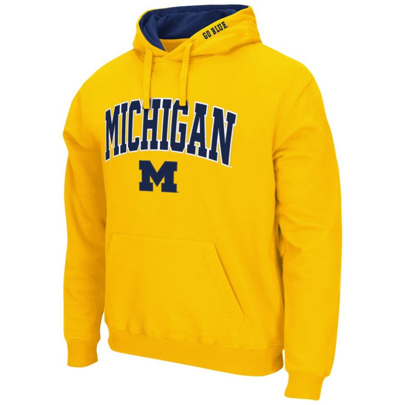 NCAA Michigan Wolverines Arch & Logo 3.0 Pullover Hoodie