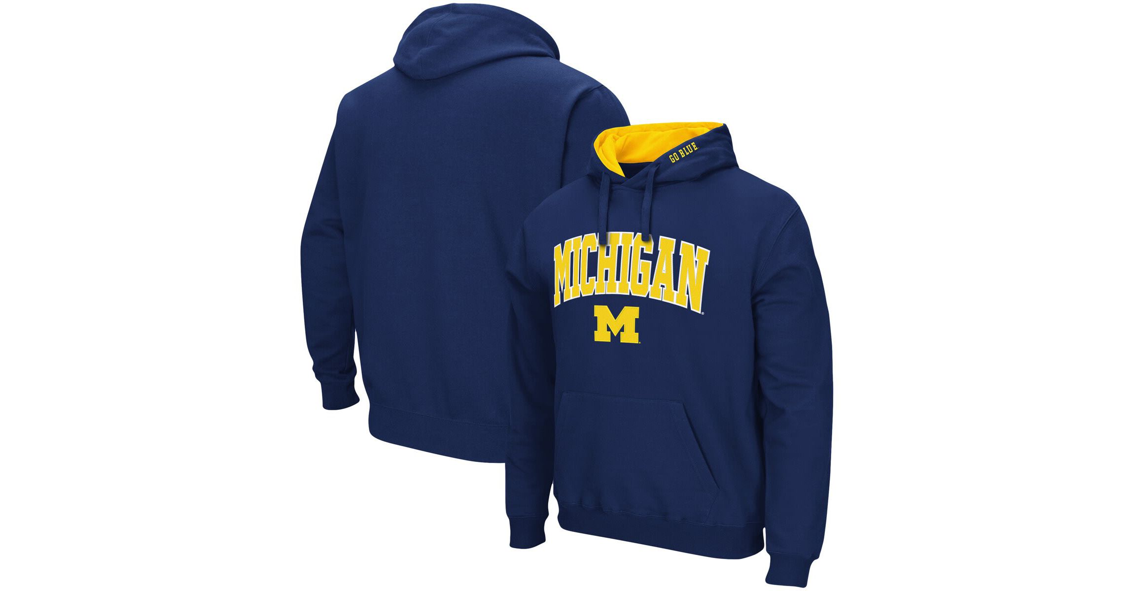 NCAA Michigan Wolverines Arch & Logo 3.0 Pullover Hoodie