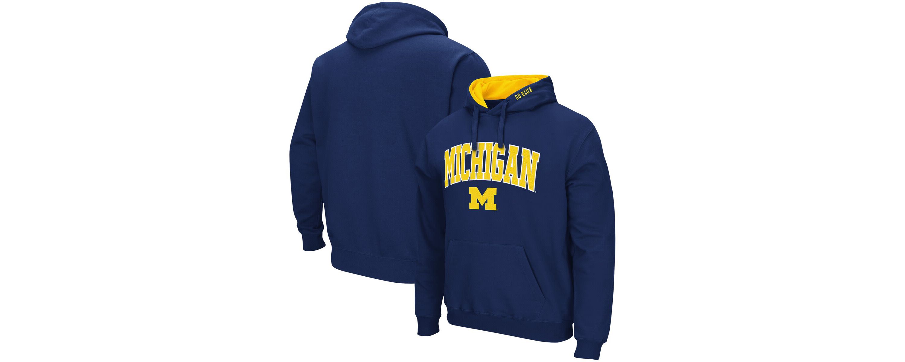 NCAA Michigan Wolverines Arch & Logo 3.0 Pullover Hoodie