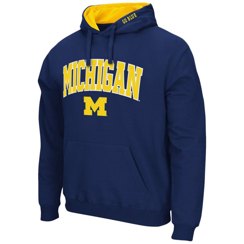 NCAA Michigan Wolverines Arch & Logo 3.0 Pullover Hoodie
