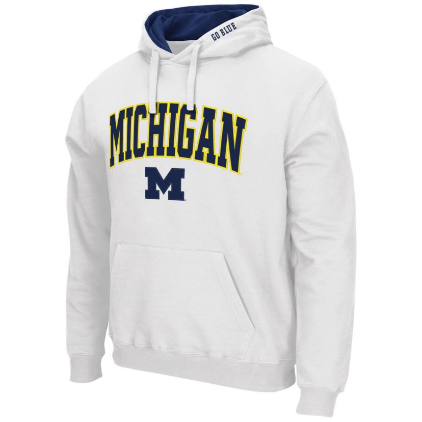 NCAA Michigan Wolverines Arch & Logo 3.0 Pullover Hoodie