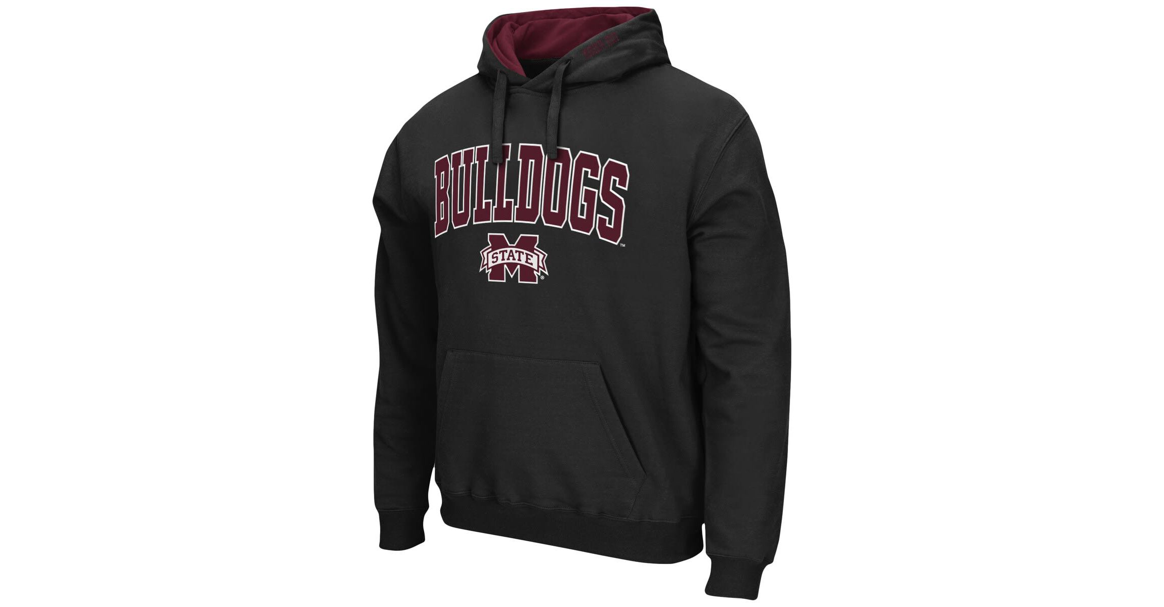 NCAA Mississippi State Bulldogs Arch & Logo 3.0 Pullover Hoodie