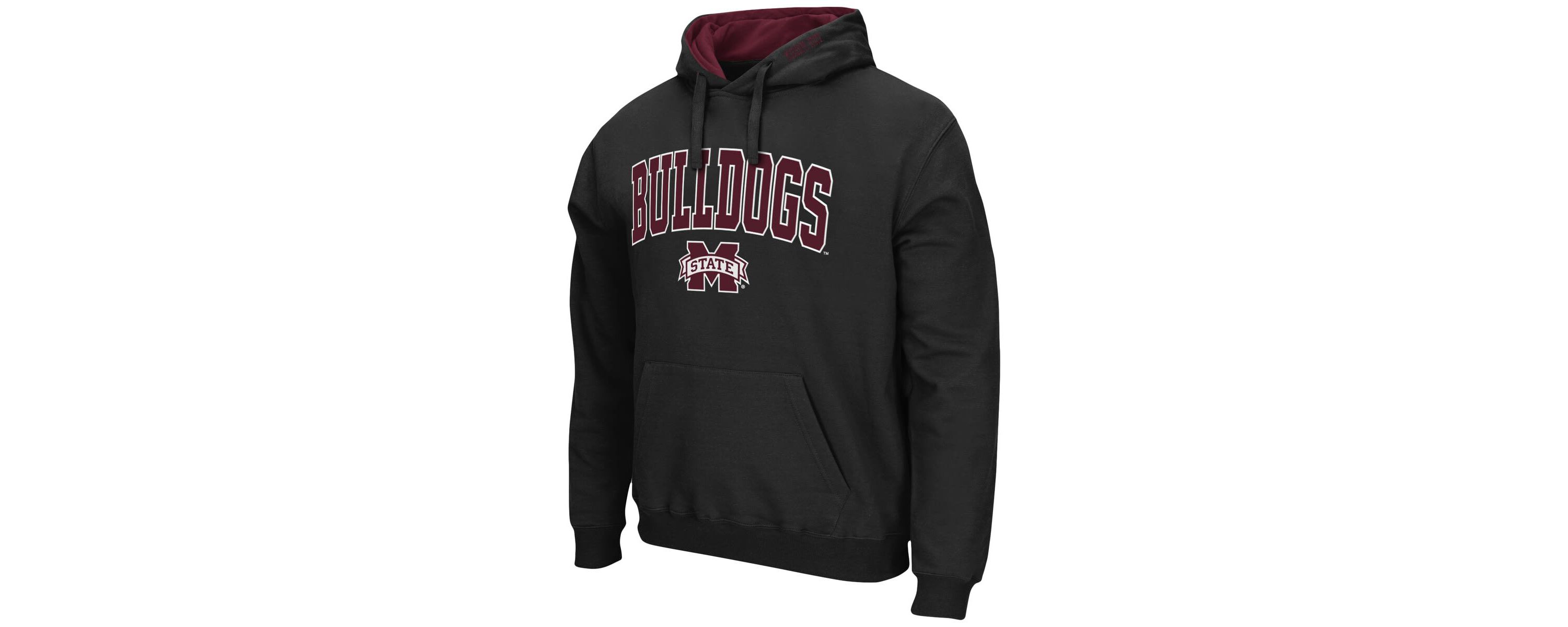 NCAA Mississippi State Bulldogs Arch & Logo 3.0 Pullover Hoodie