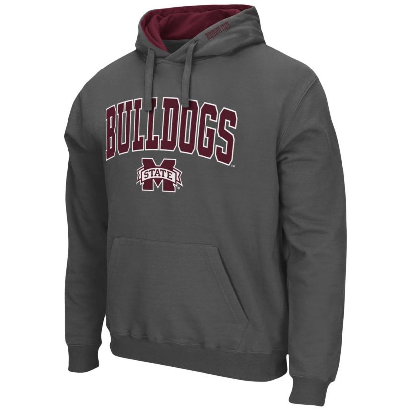 NCAA Mississippi State Bulldogs Arch & Logo 3.0 Pullover Hoodie
