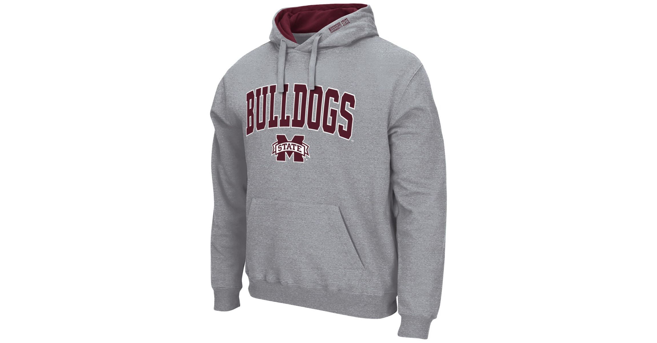 NCAA Mississippi State Bulldogs Arch & Logo 3.0 Pullover Hoodie
