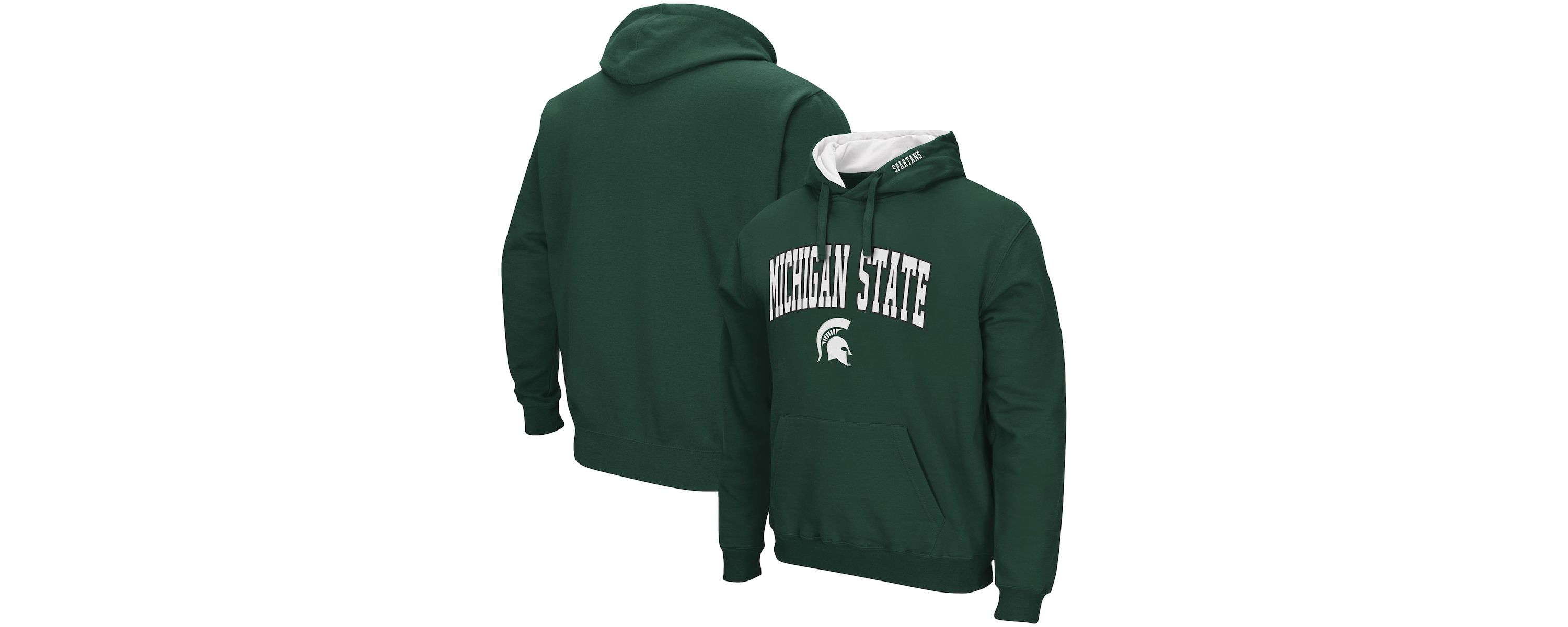 NCAA Michigan State Spartans Arch & Logo 3.0 Pullover Hoodie