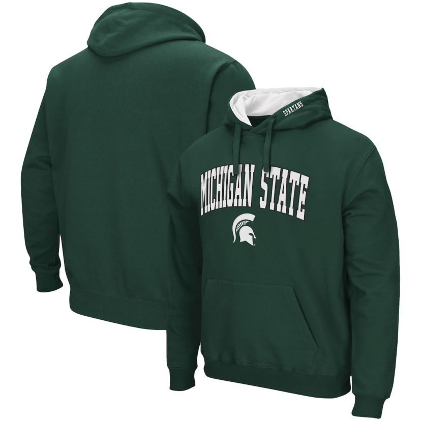 NCAA Michigan State Spartans Arch & Logo 3.0 Pullover Hoodie