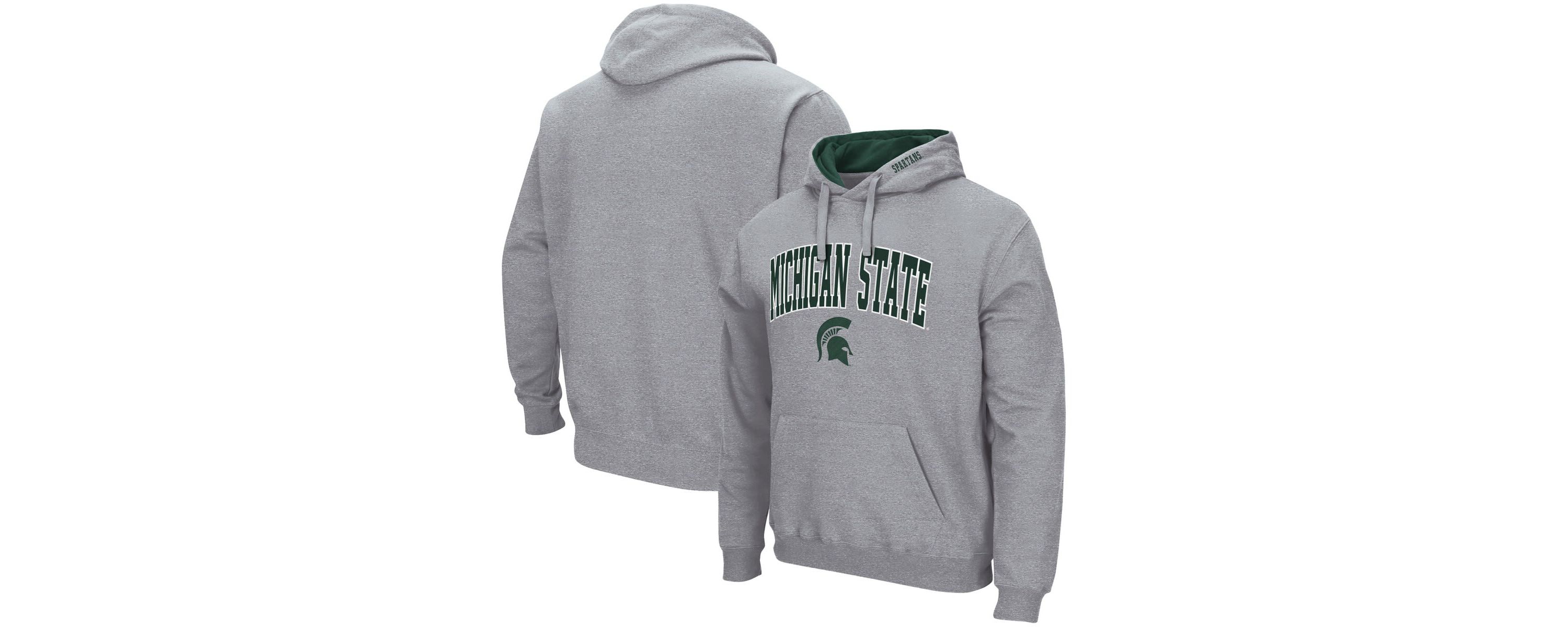 NCAA Michigan State Spartans Arch & Logo 3.0 Pullover Hoodie