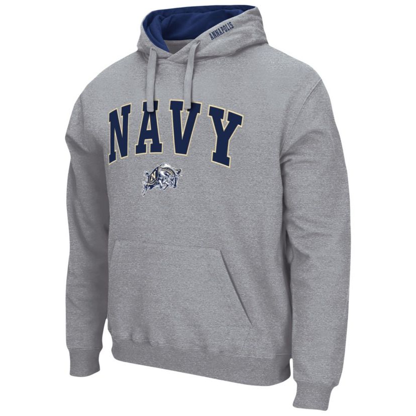 Navy Midshipmen NCAA Midshipmen Arch & Logo 3.0 Pullover Hoodie