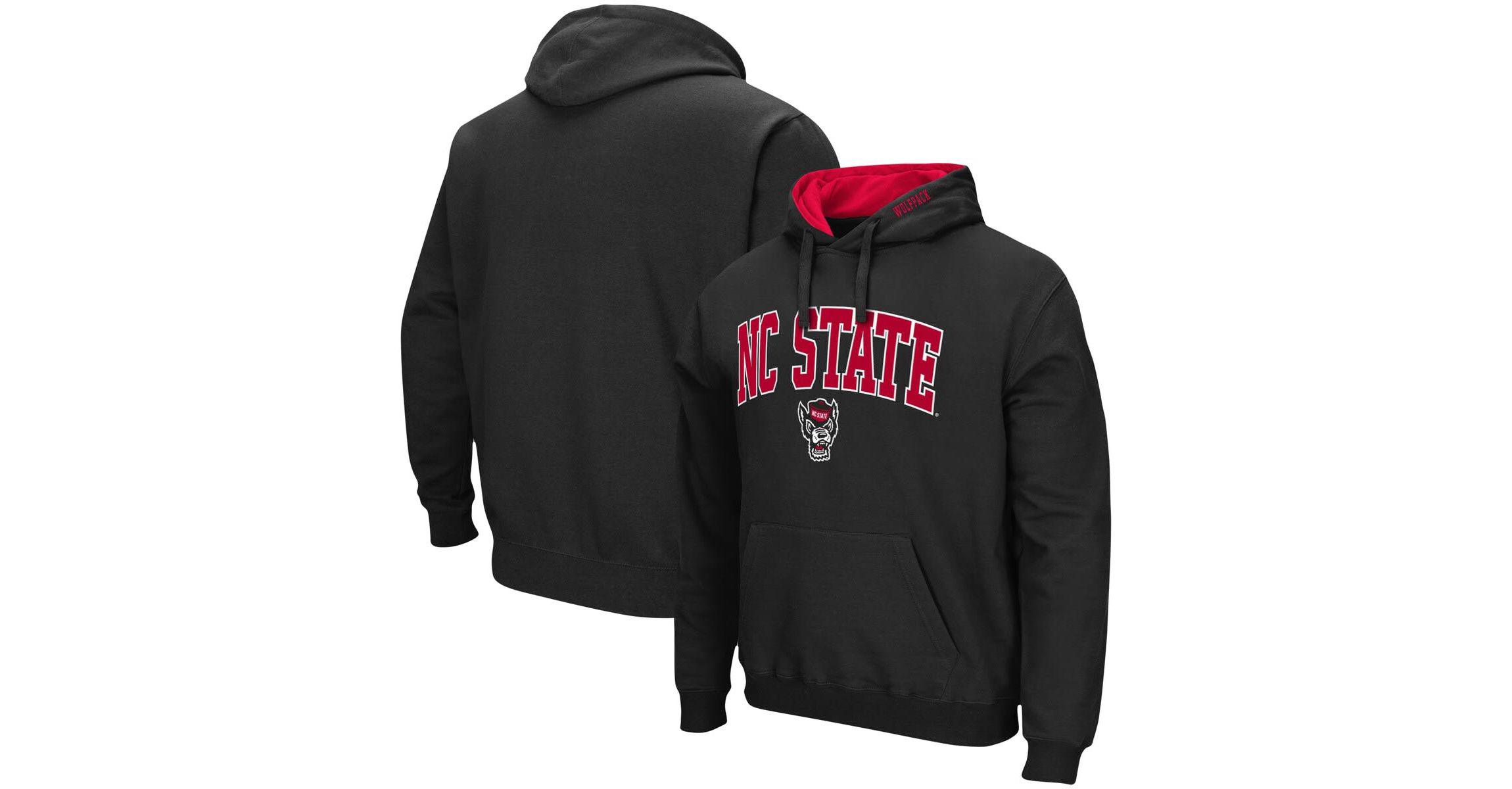 NCAA NC State Wolfpack Arch & Logo 3.0 Pullover Hoodie