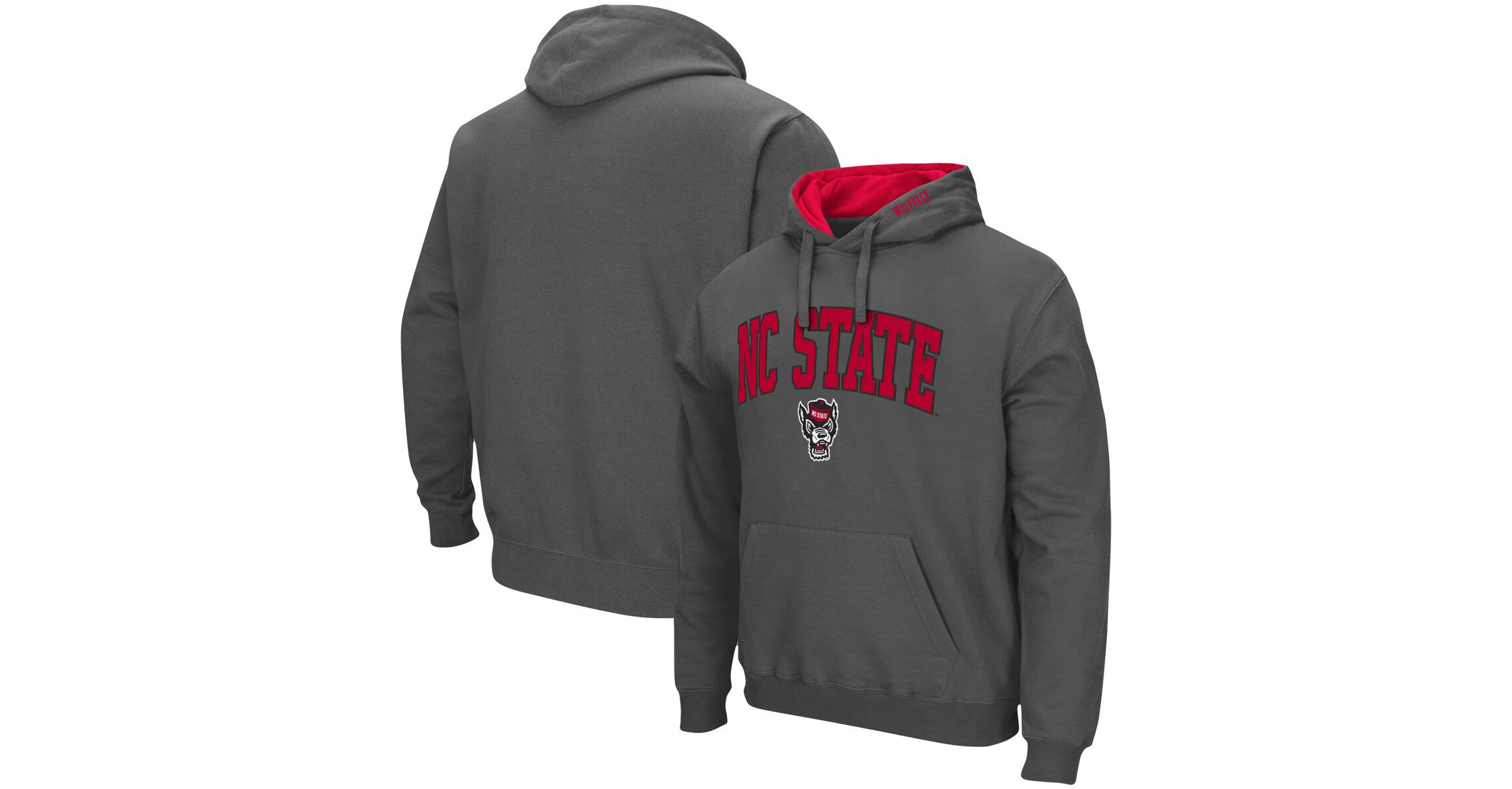 NCAA NC State Wolfpack Arch & Logo 3.0 Pullover Hoodie