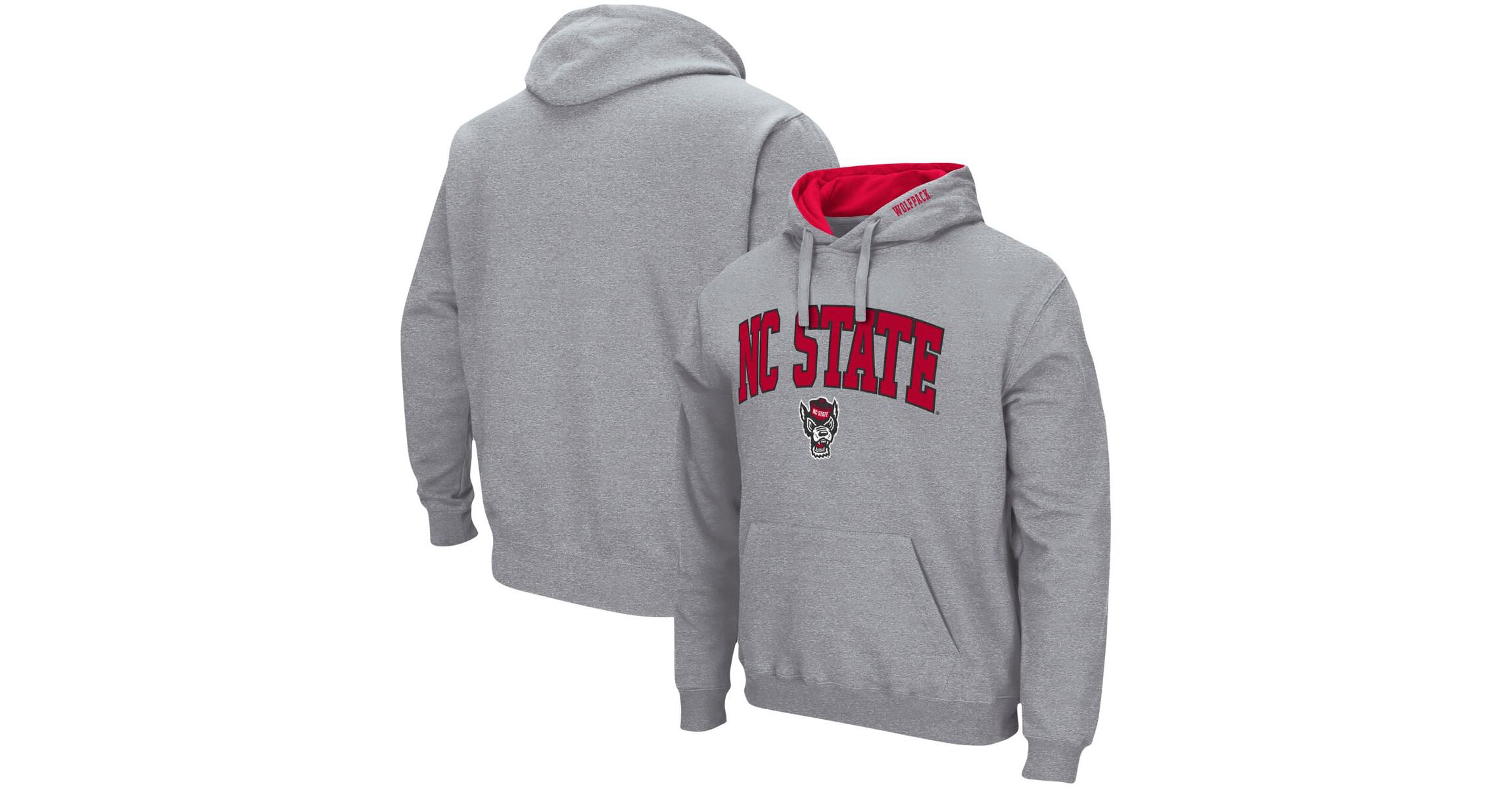 NCAA NC State Wolfpack Arch & Logo 3.0 Pullover Hoodie