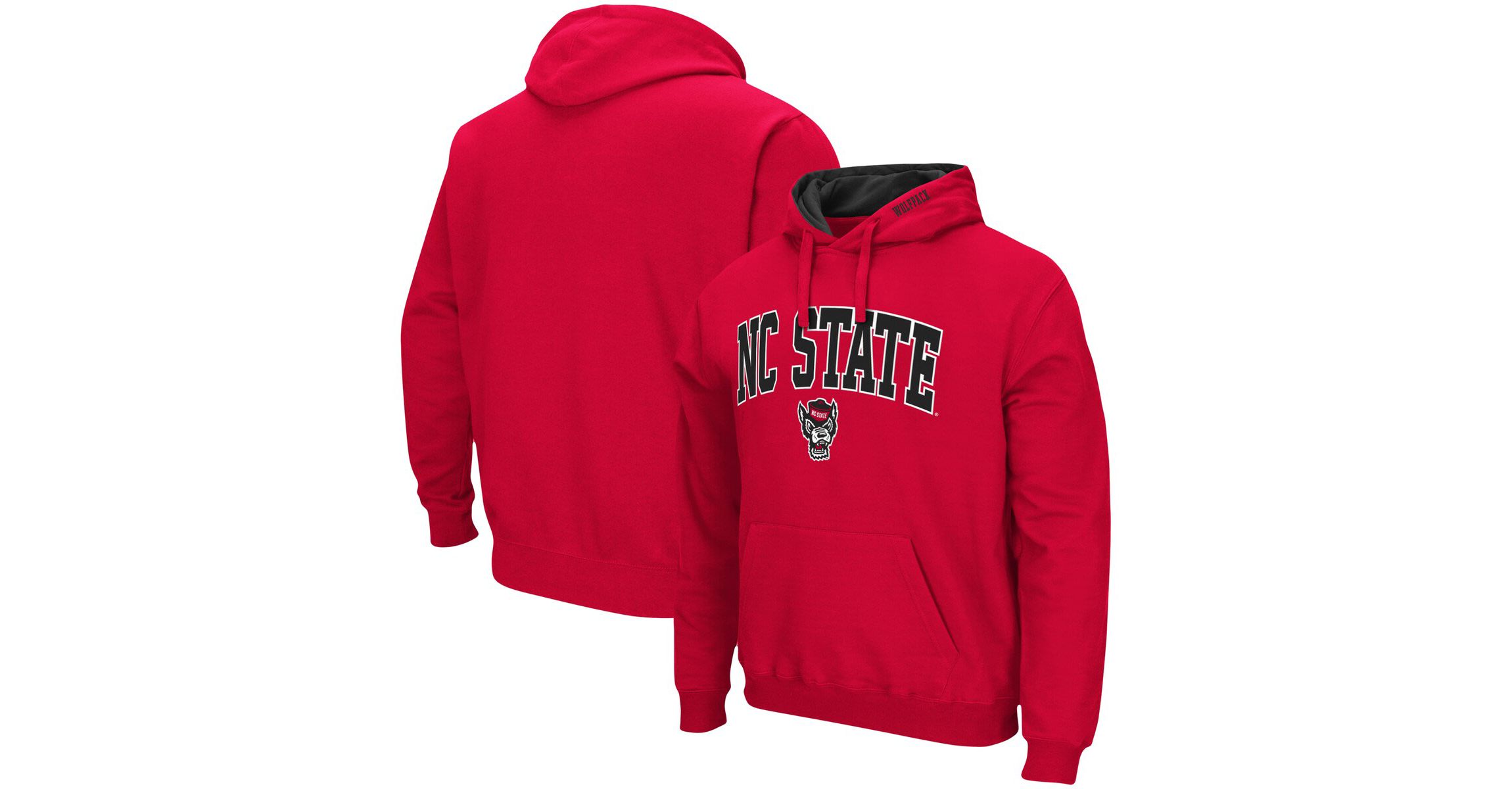 NCAA NC State Wolfpack Arch & Logo 3.0 Pullover Hoodie