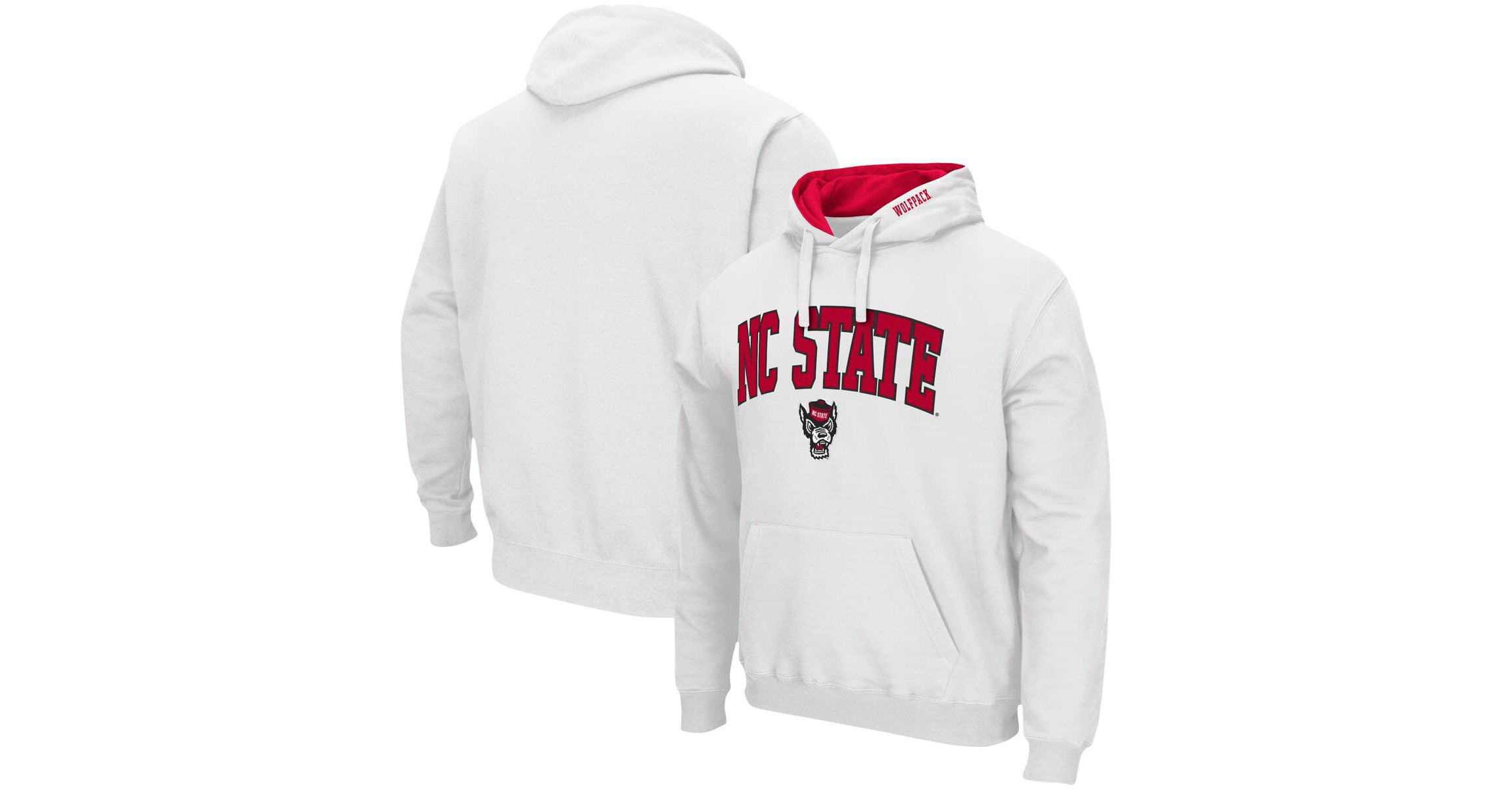 NCAA NC State Wolfpack Arch & Logo 3.0 Pullover Hoodie