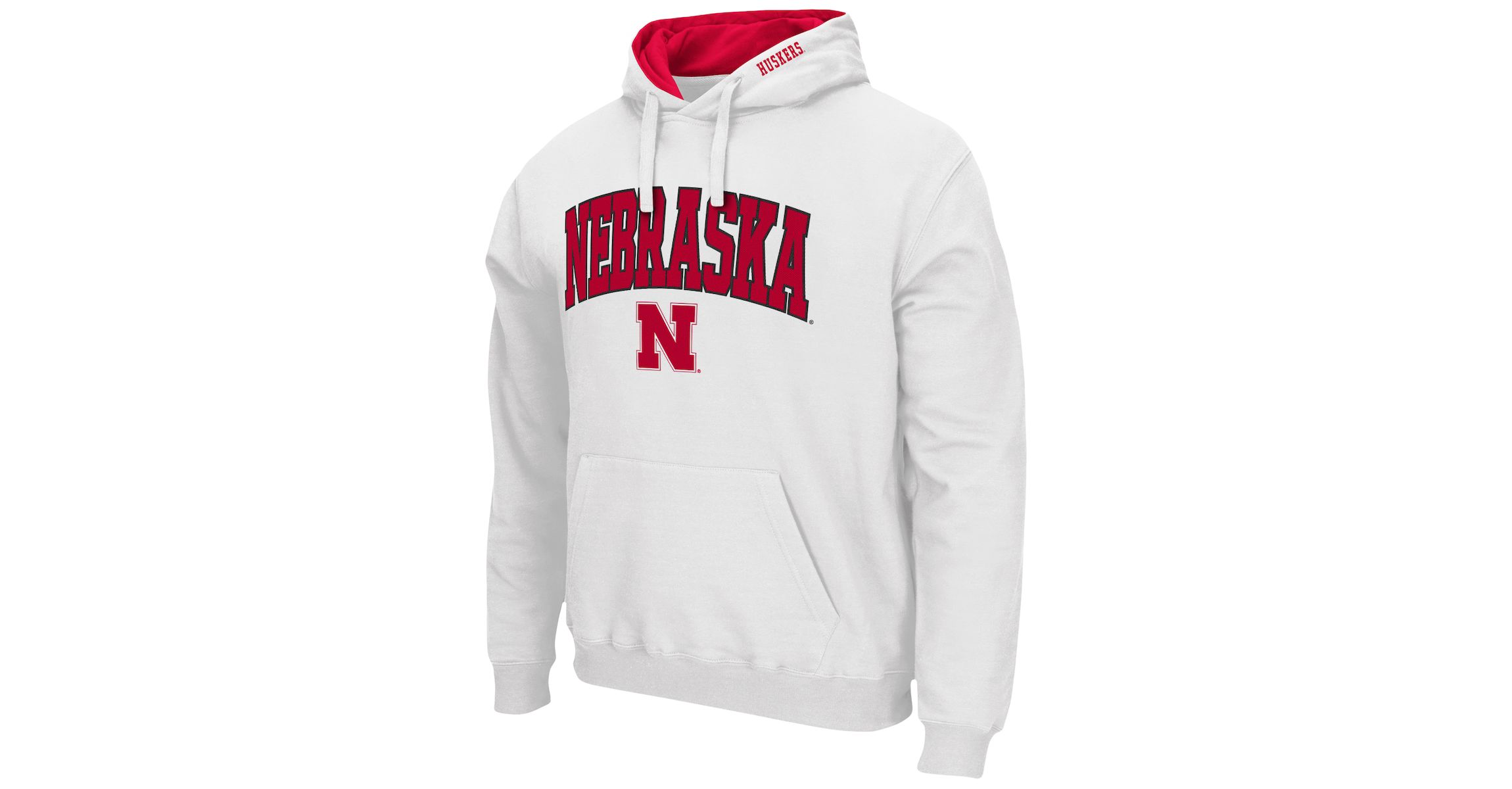 NCAA Nebraska Huskers Arch & Logo 3.0 Pullover Hoodie