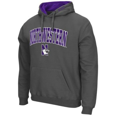 NCAA Northwestern Wildcats Arch & Logo 3.0 Pullover Hoodie