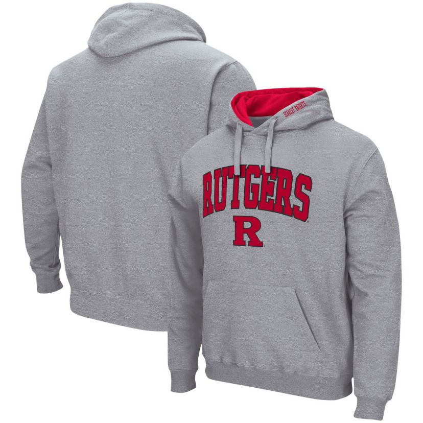 Rutgers Scarlet Knights NCAA Rutgers Knights Arch & Logo 3.0 Pullover Hoodie